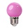 LED kogellamp - 1W E27 Roze Dimbaar