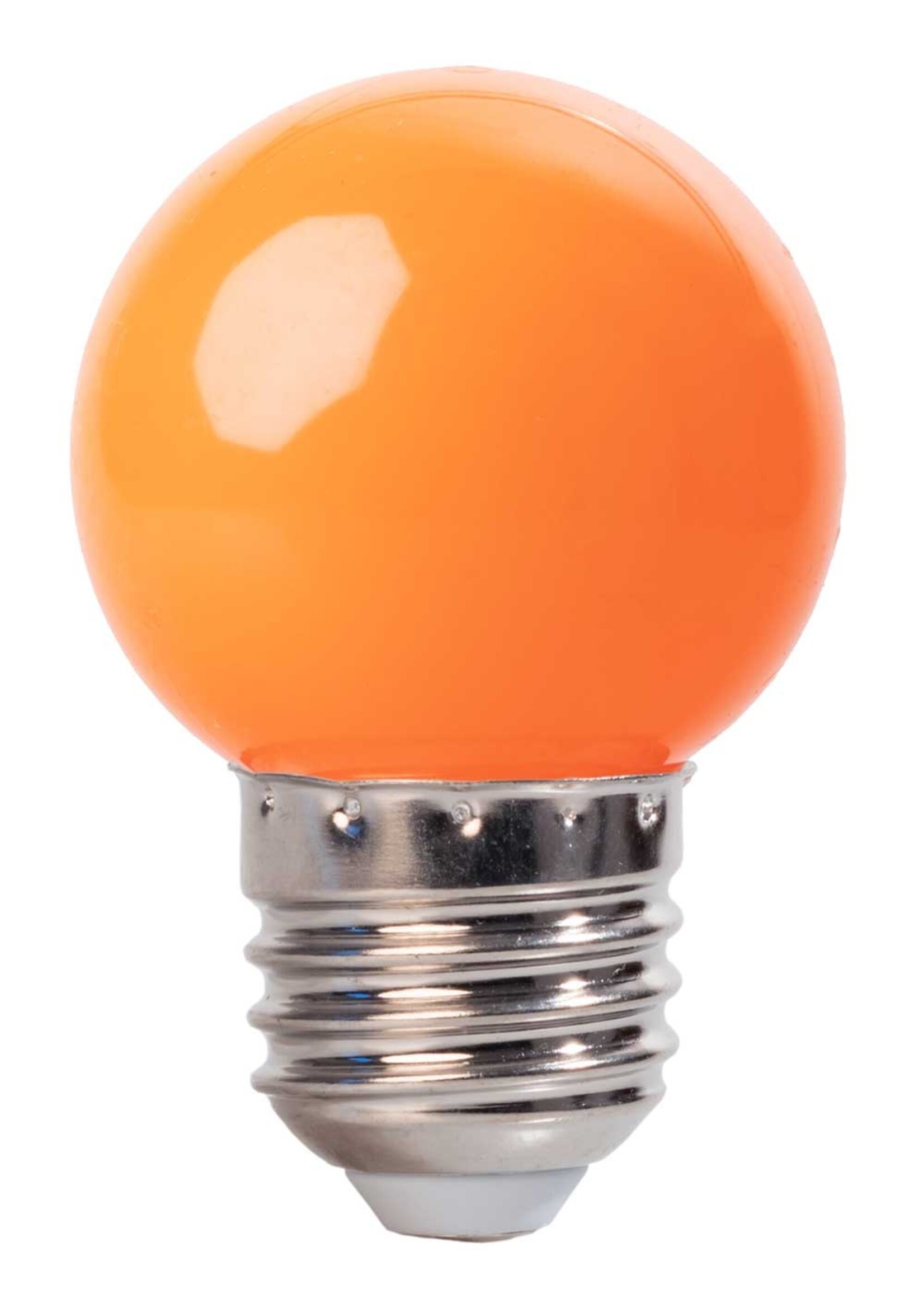 LED kogellamp - 1W E27 Oranje - Dimbaar