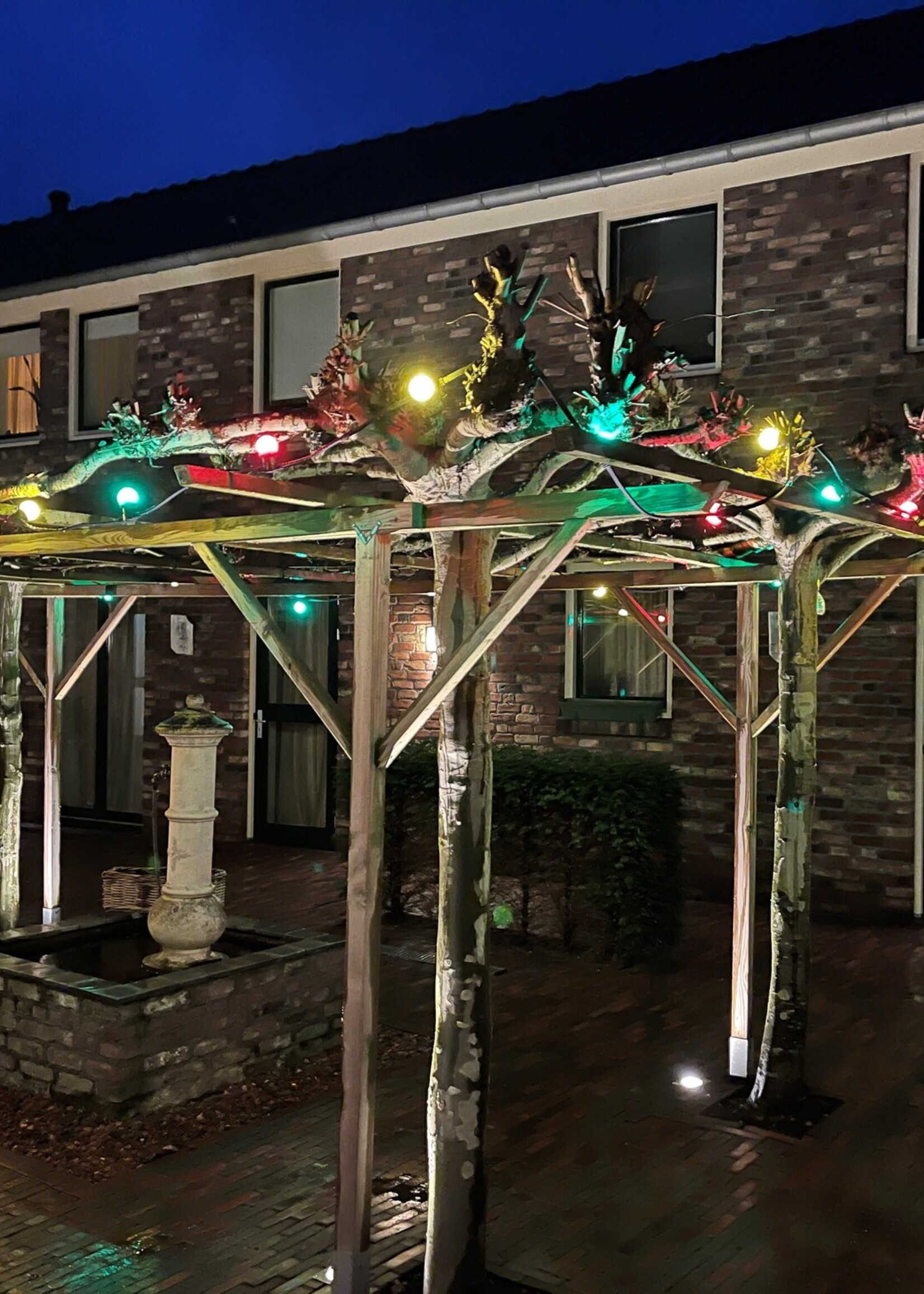 Amlux Set 40 gekleurde golfbal LED lampen - 5 kleuren