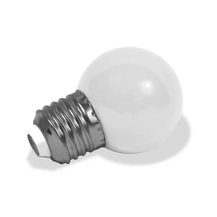 LED kogellamp 1W - matte kap - E27 warm wit 2700K - Dimbaar