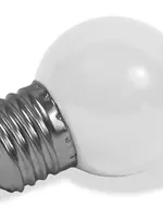 LED kogellamp 1W - matte kap - E27 zeer warm wit 2200K - Dimbaar