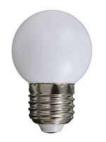 LED kogellamp 1W - witte kap - E27 warm wit-2700K - Dimbaar