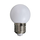 LED kogellamp - 1W - warm wit - witte kap - E27 2700K - Dimbaar