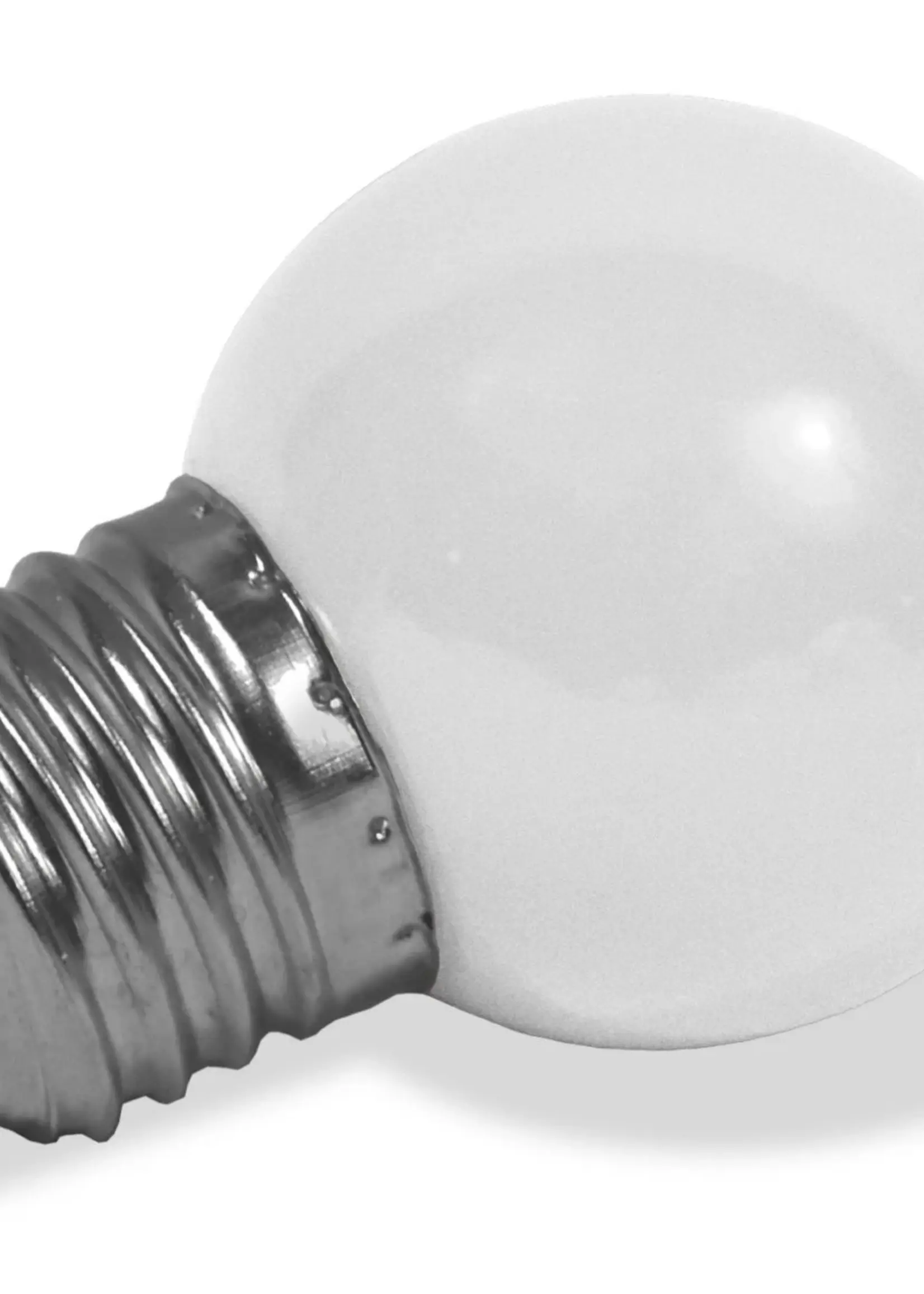 LED kogellamp 2W - matte kap - E27 warm wit 2700K - Dimbaar