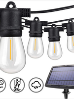 Amlux Solar lichtslinger 15 meter met 15 led lampen - 3W