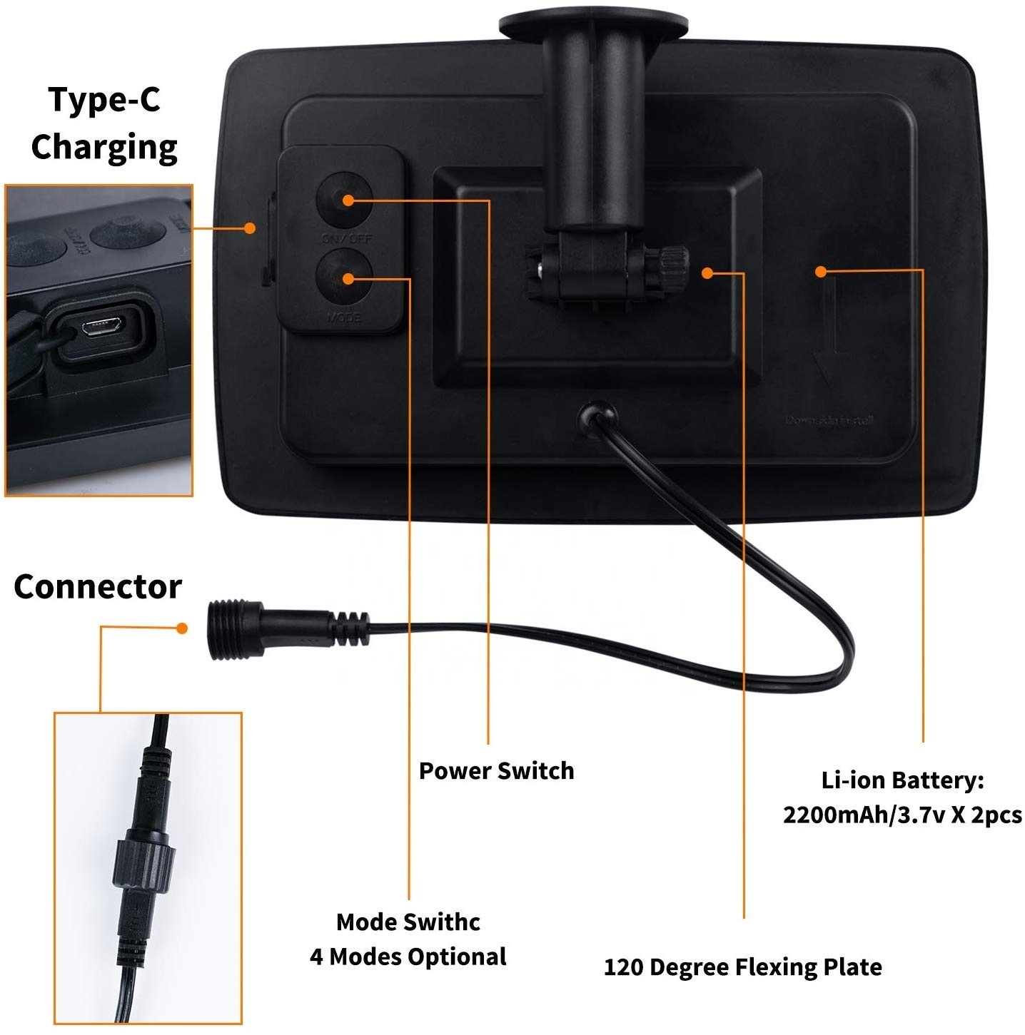 Amlux Solar lichtslinger 15 meter met 15 led lampen - 3W