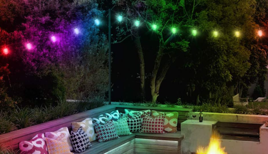 Amlux Smart decoratieve lichtslinger 8,5 Meter met 12 LED lampen - afstandsbediening