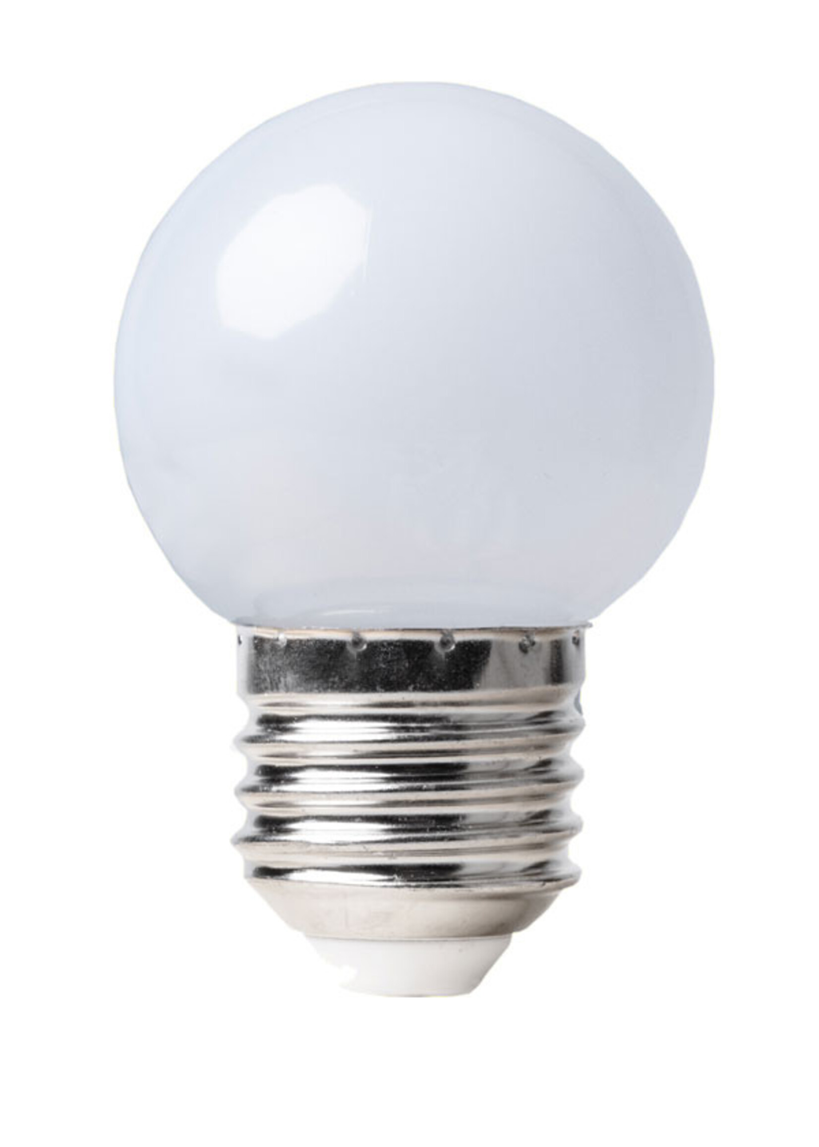 Amlux 5 meter prikkabel met warm  witte LED lampen - matte kap