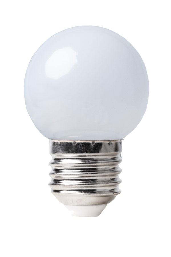 Amlux 5 meter prikkabel met warm witte LED lampen - matte kap