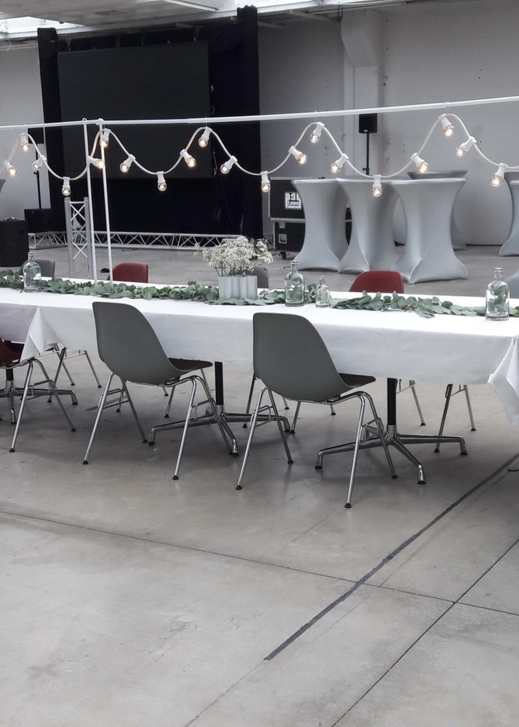 Witte prikkabel 10 meter met 20 witte LED lampen