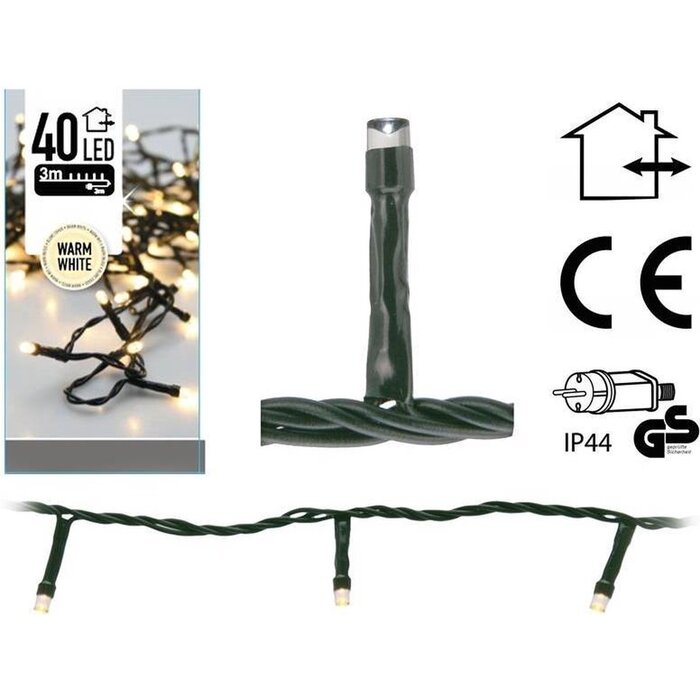 S.I.A S.I.A 24 LED kerst snoer op batterij