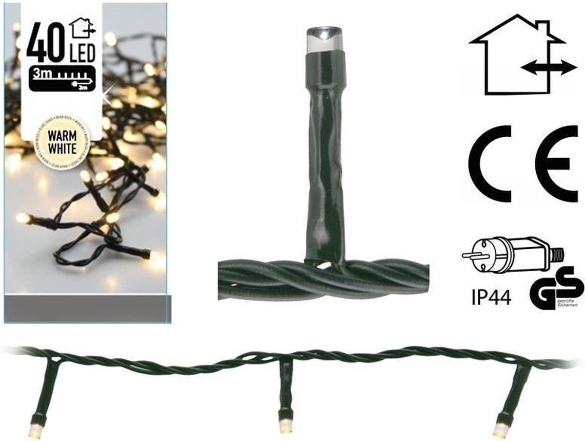 S.I.A S.I.A 24 LED kerst snoer op batterij