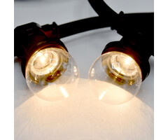 LED kogellamp 2W - transparant kap - E27 warm wit - Dimbaar