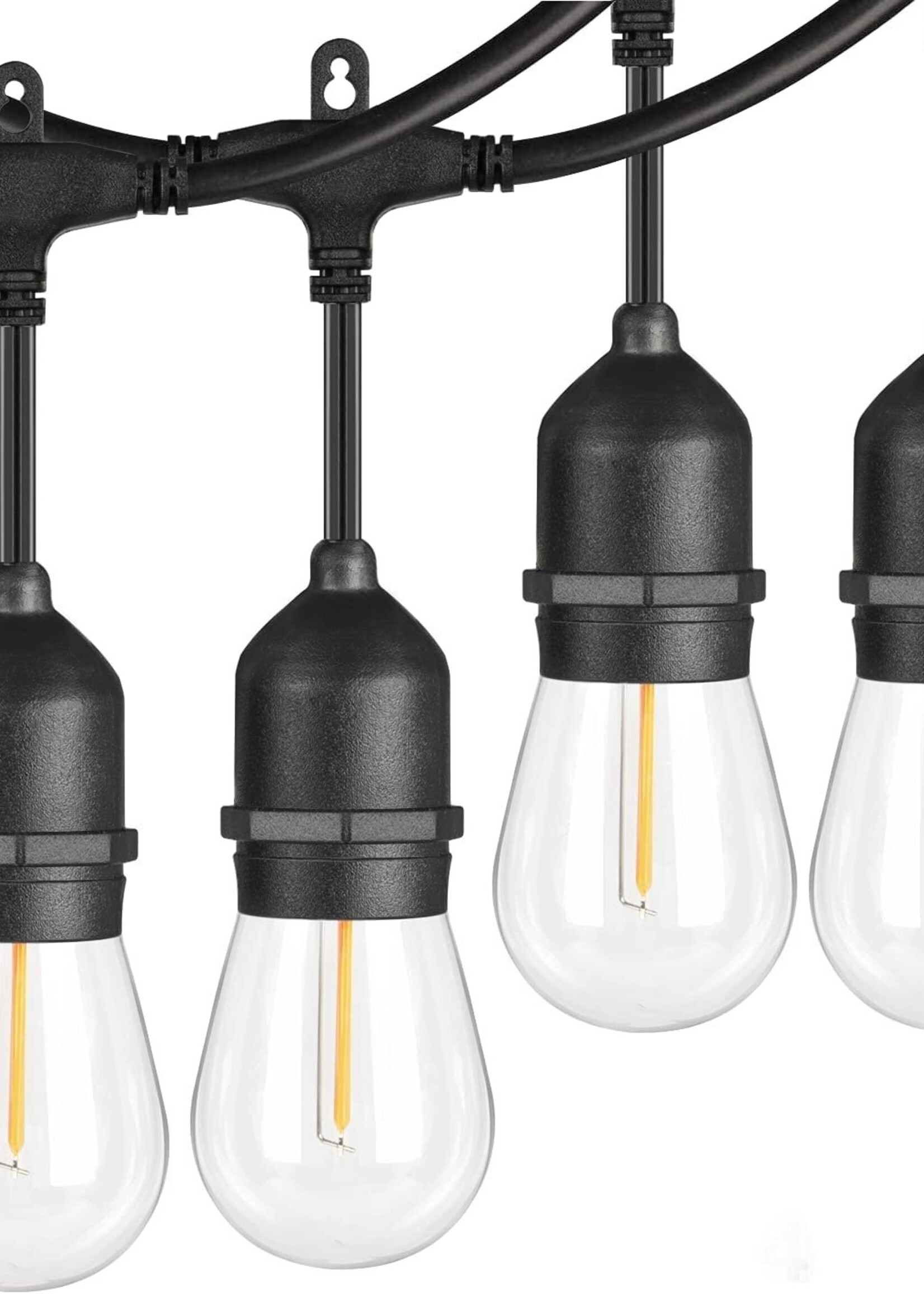 Amlux Lichtsnoer 15 meter met 15 LED lampen  - 2700K