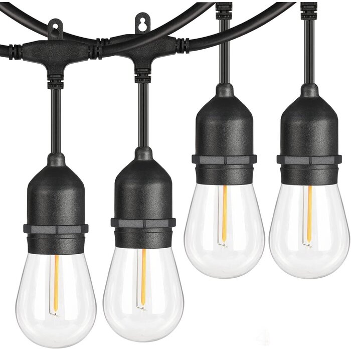 Amlux Lichtsnoer 15 meter met 15 LED lampen  - 2700K