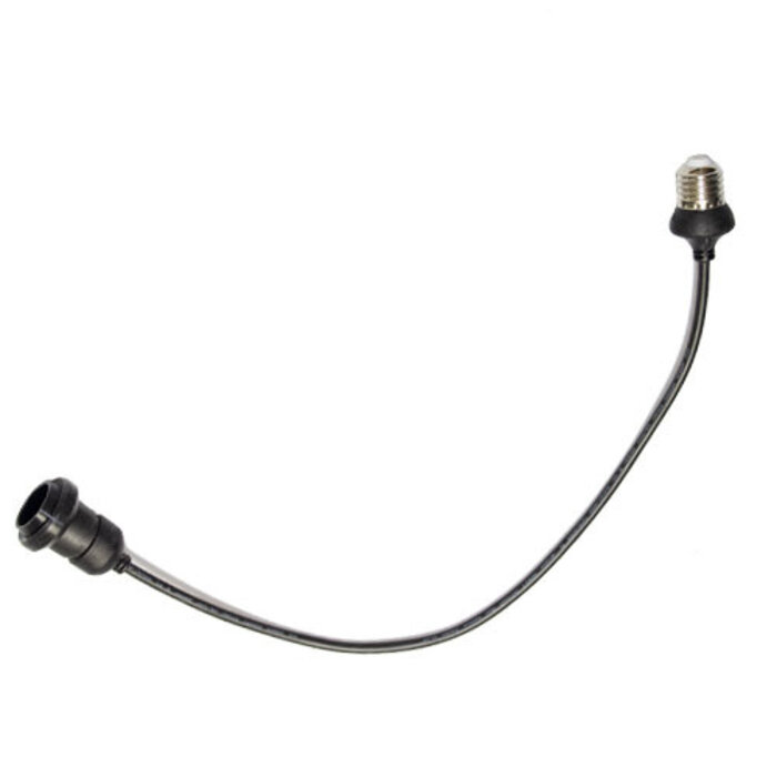 Amlux Hangende fitting E27 - Zwart - 45CM