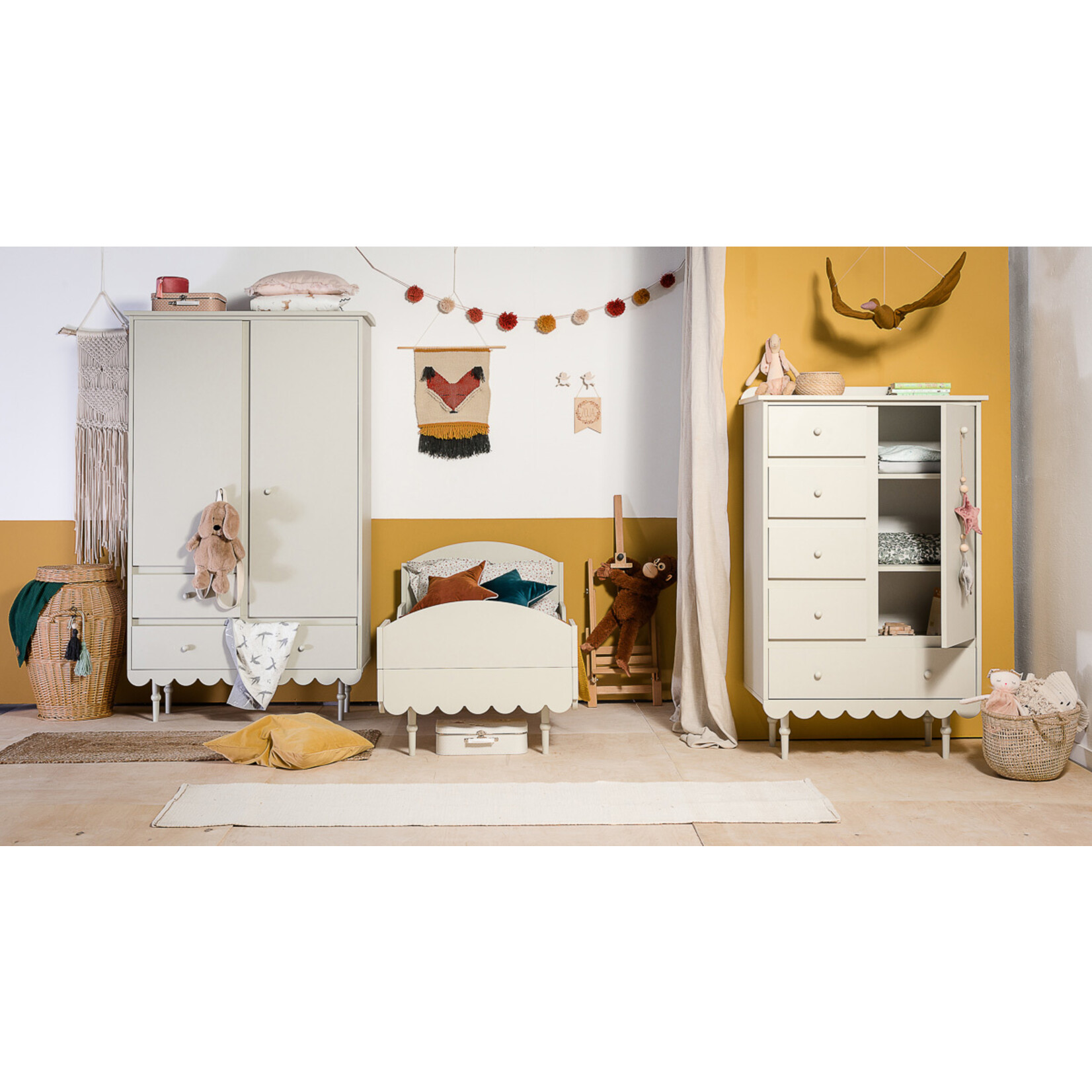 WoodLuck Babykamer Babushka Olive