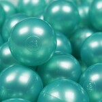 moje. Ballen voor ballenbak METALLIC TURQUOISE