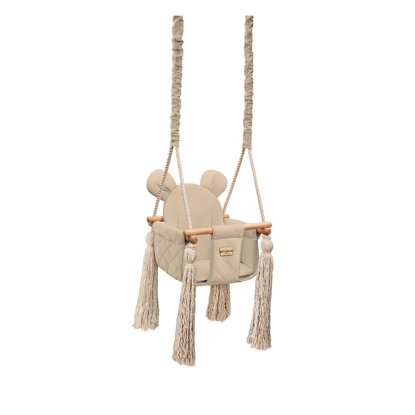 Babyschommel  Beige  met veiligheidsgordels