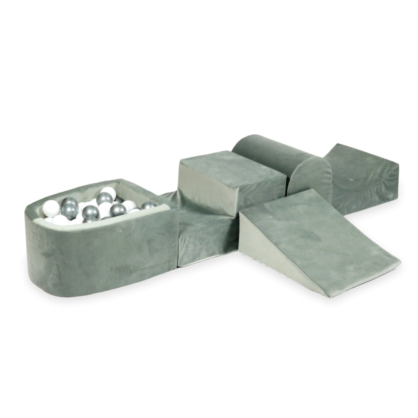 moje. Speelset Velvet Grey - foam Playset