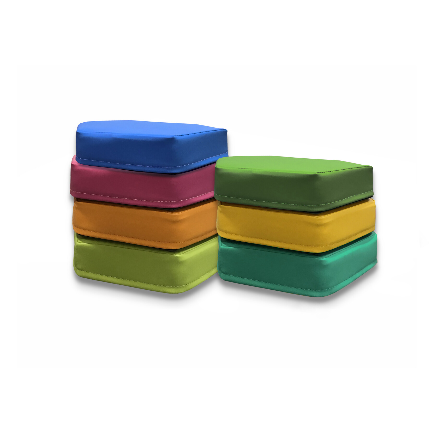 Foam Stenen-set Regenboog- Hexagon