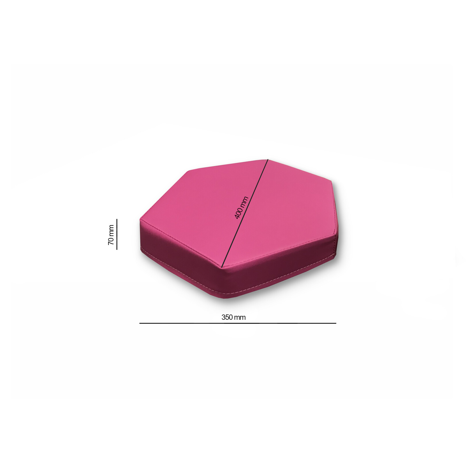 Foam Stenen-set Regenboog- Hexagon