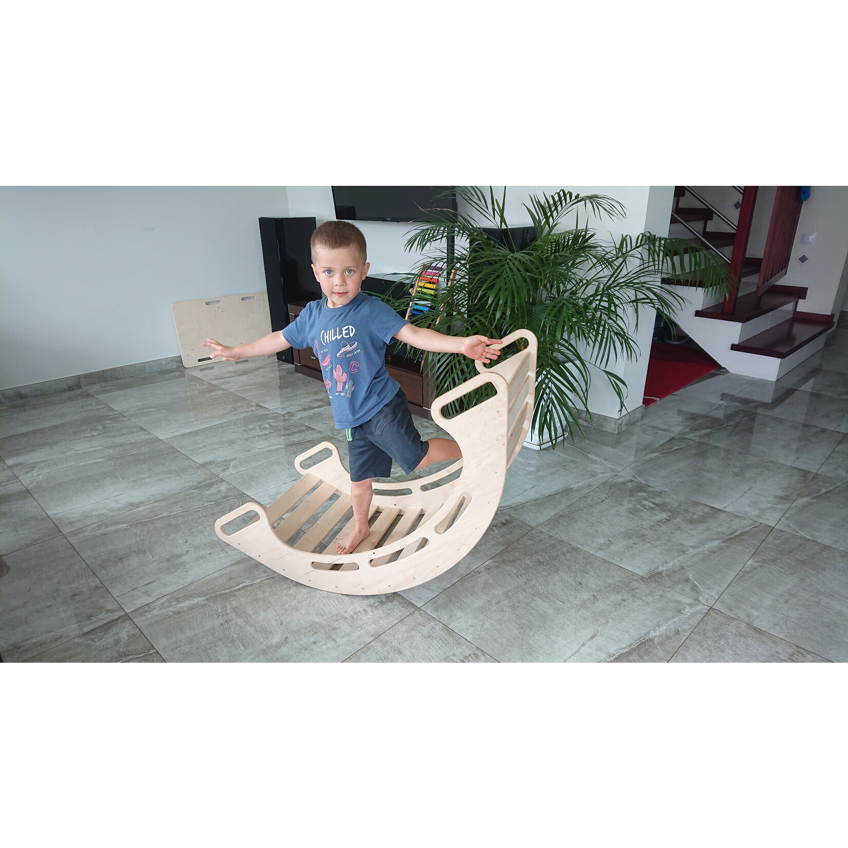 Houten Klimboog XL 110cm - balanceboard