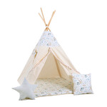 Sowka TIPI tent Pastel Friends met pompons