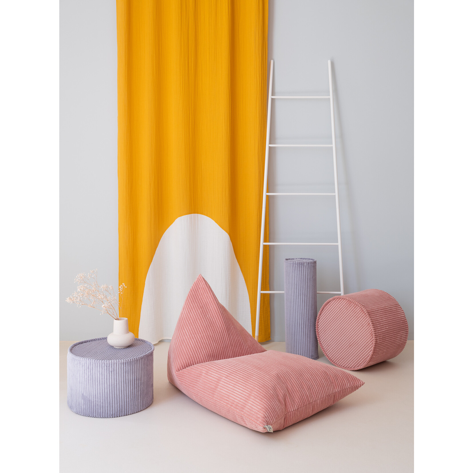 Wigiwama Zitzak Big Lounger Pink Mousse