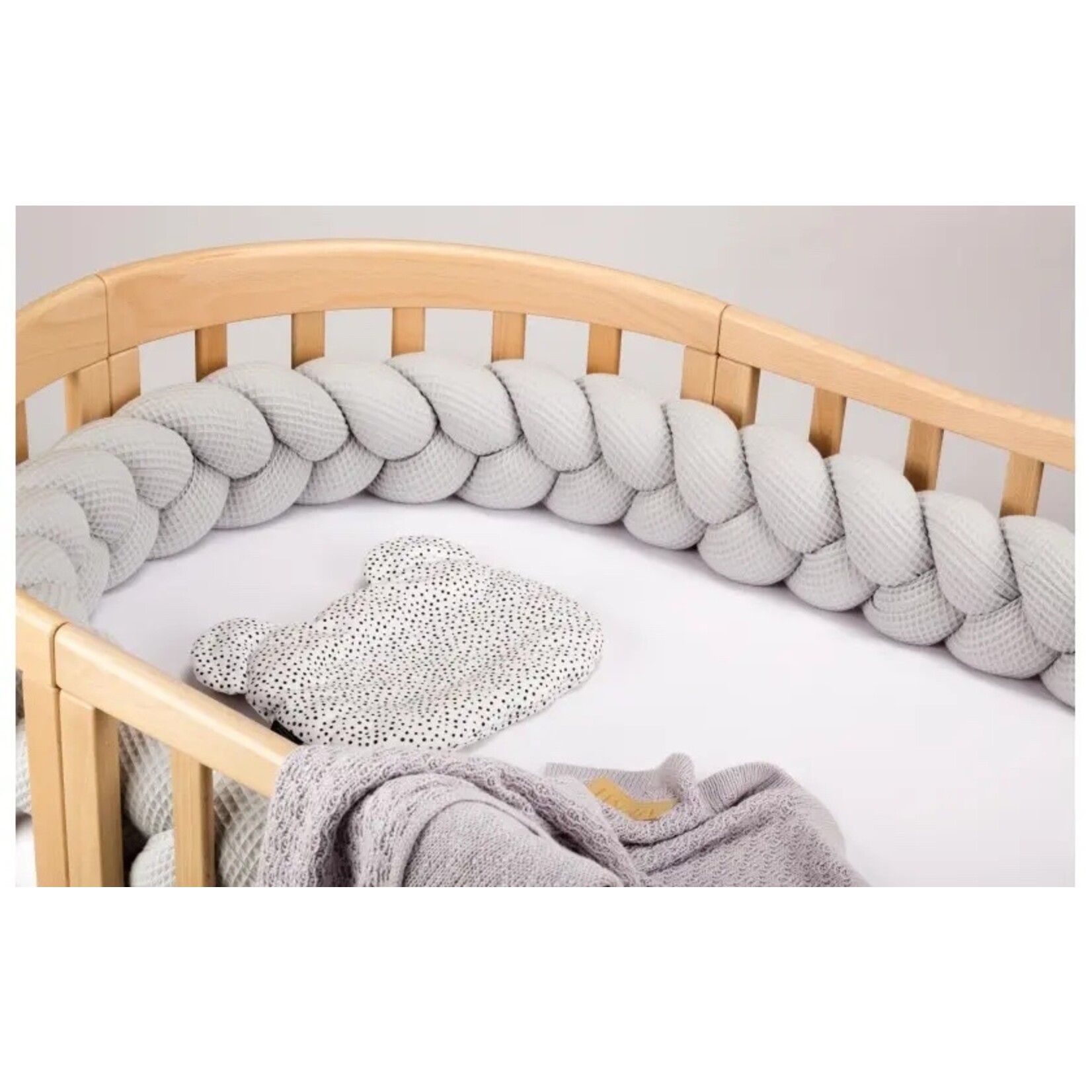 Bedomrander Velvet -vlecht 210cm Beige Bumper