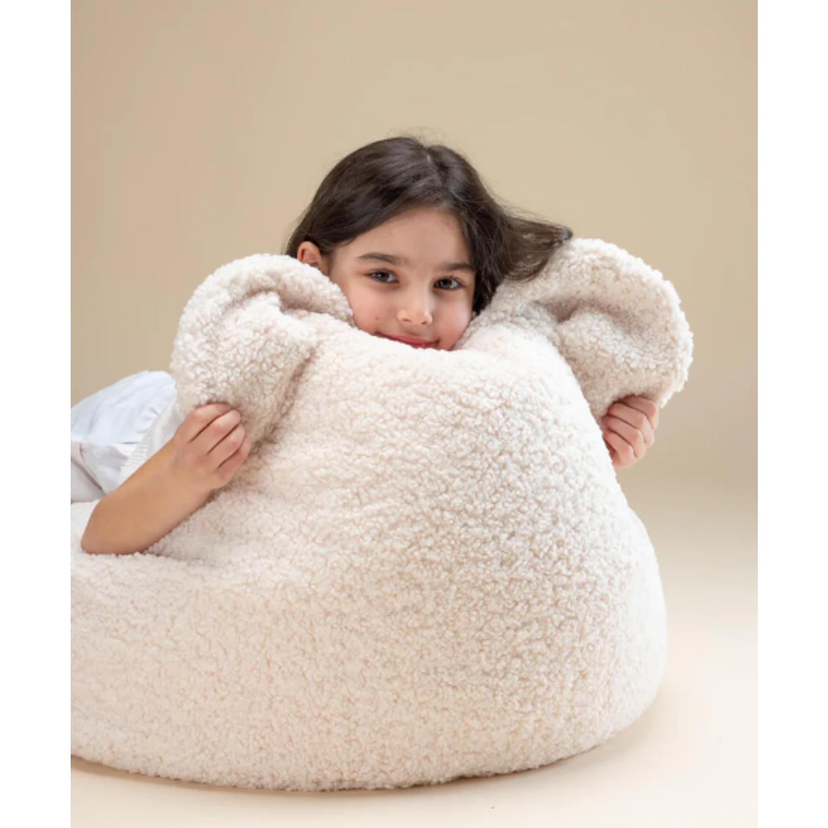 Wigiwama Bear Beanbag Cream