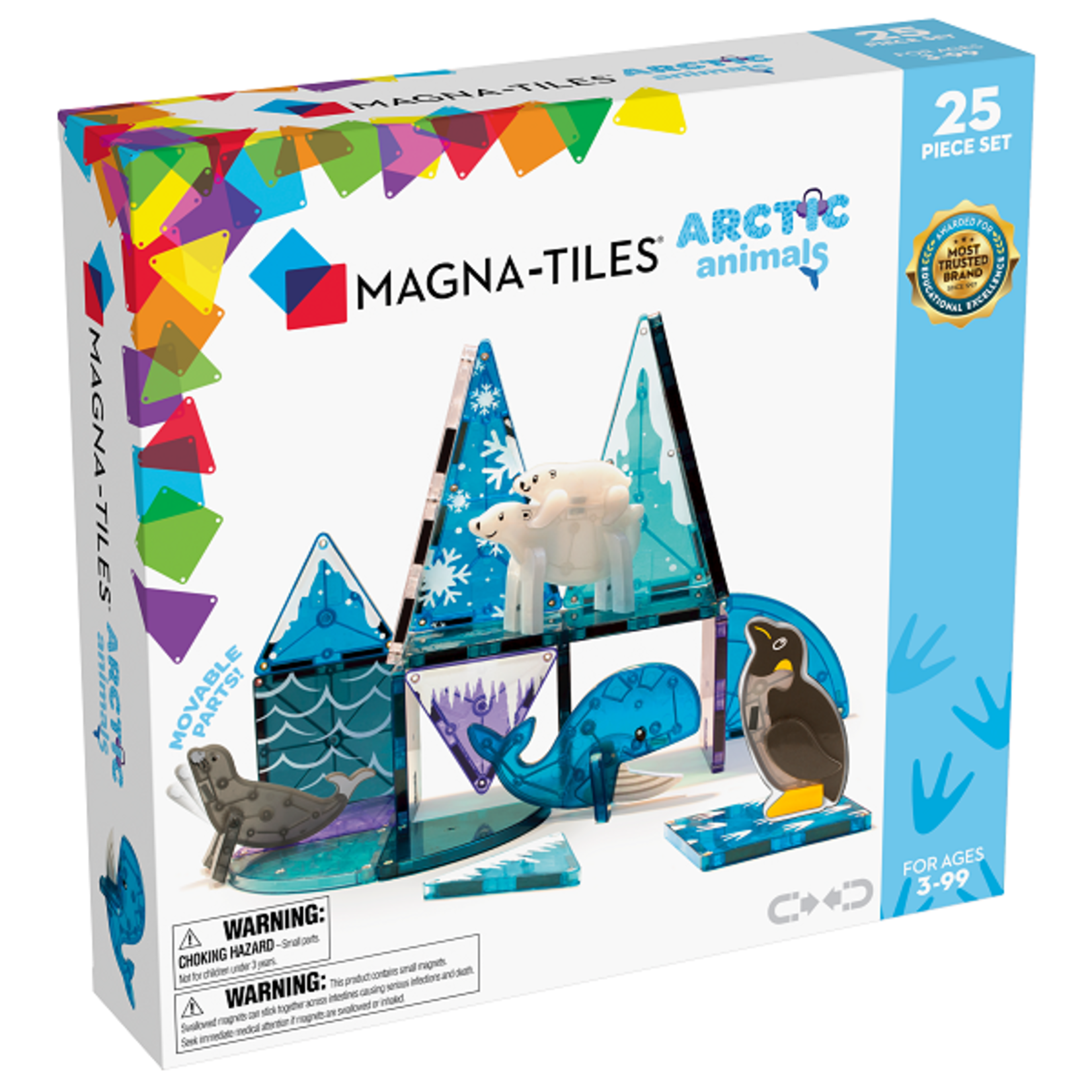 MagnaTiles MagnaTiles Arctic Animals 25-Piece Set