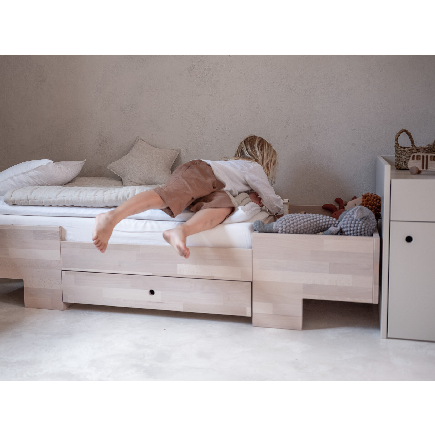 WoodLuck SMART Bed - Multifunctioneel bed incl. matras