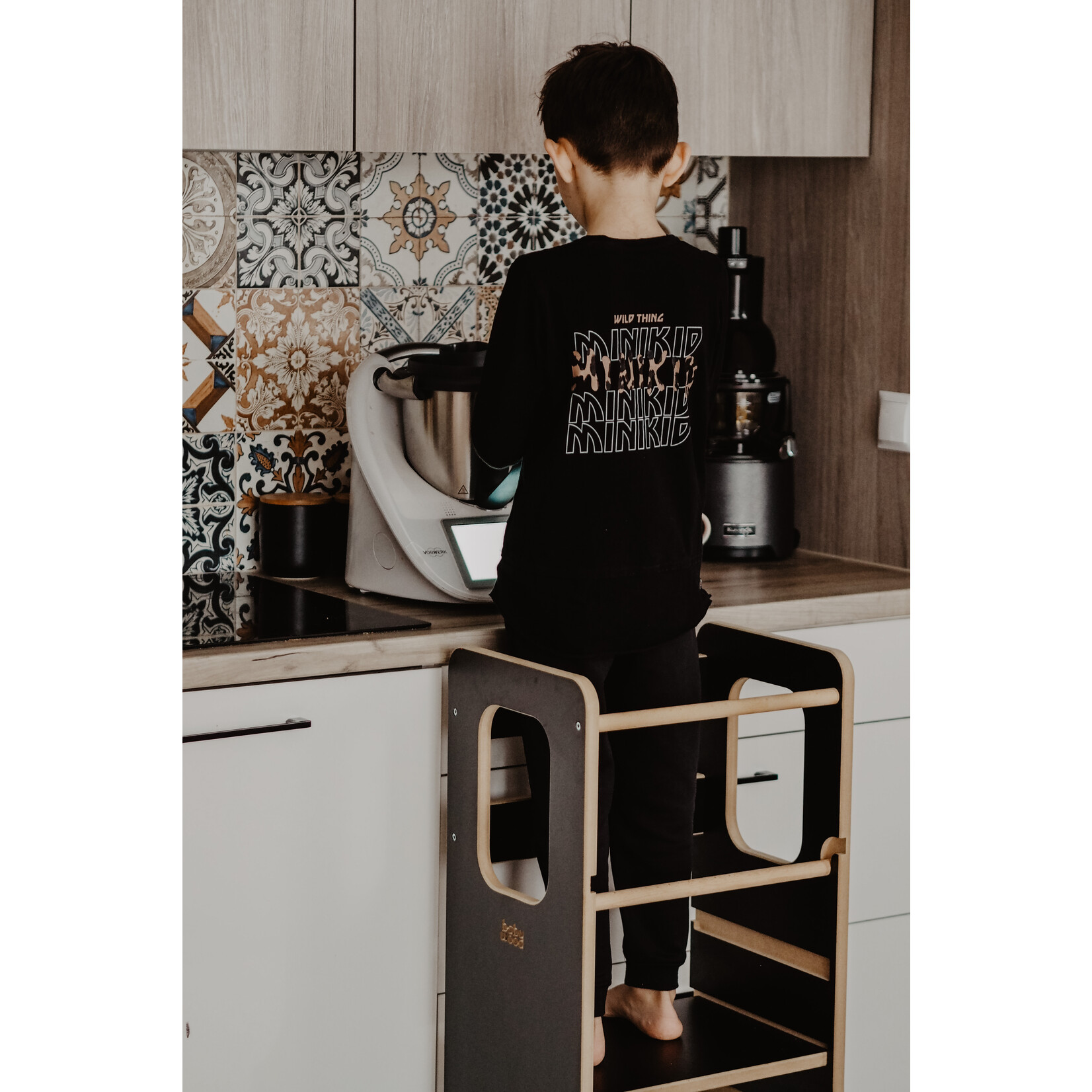 BabyWood Kitchen Helper SLIM - BabyWood - Black