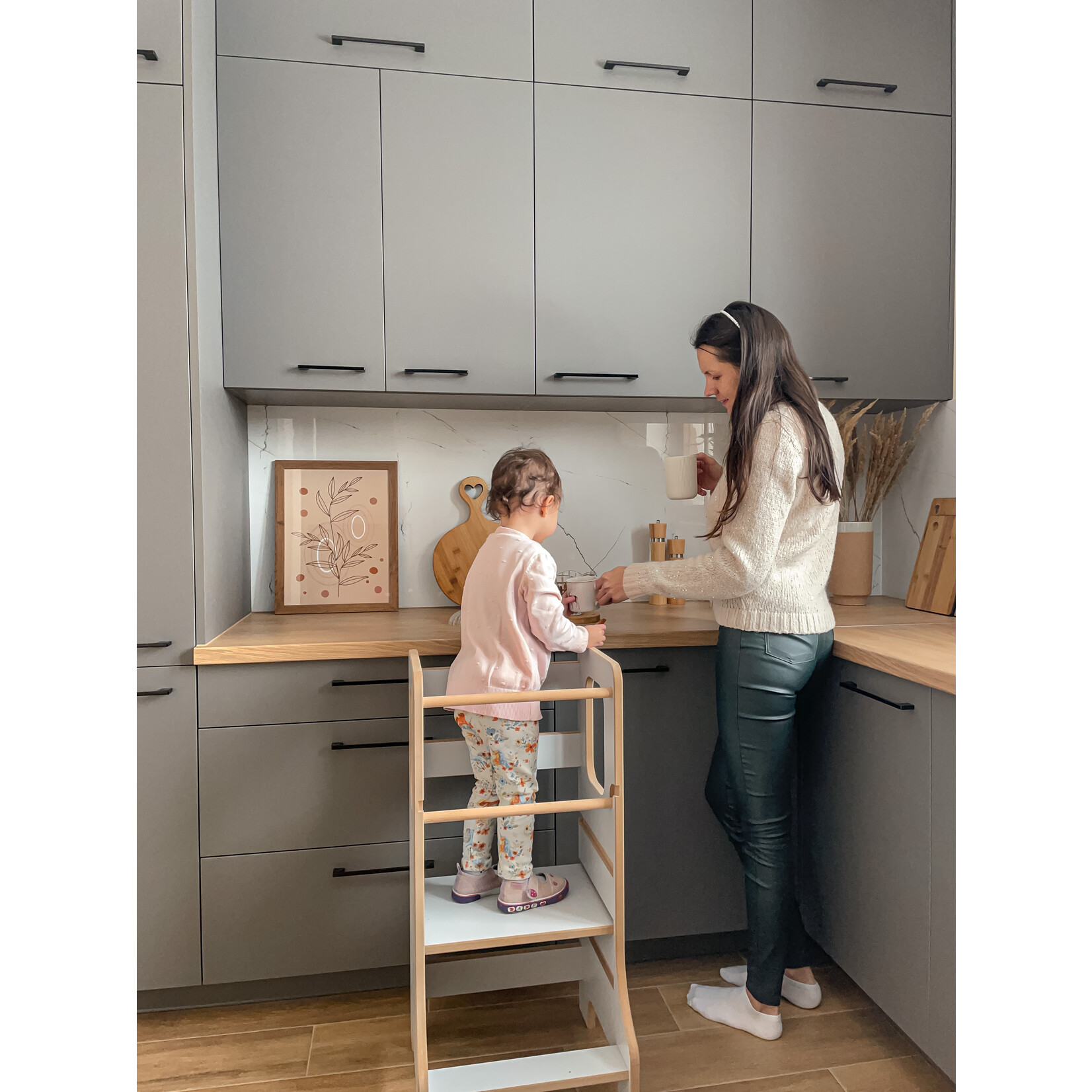 BabyWood Kitchen Helper SLIM - BabyWood - Gray