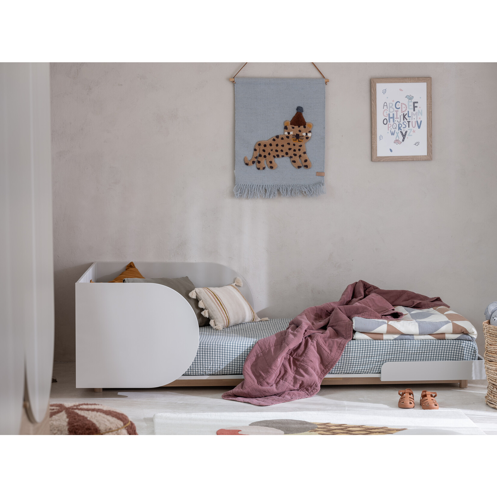 Woodluck Bed - Bloom - Cashmere 90x200 cm