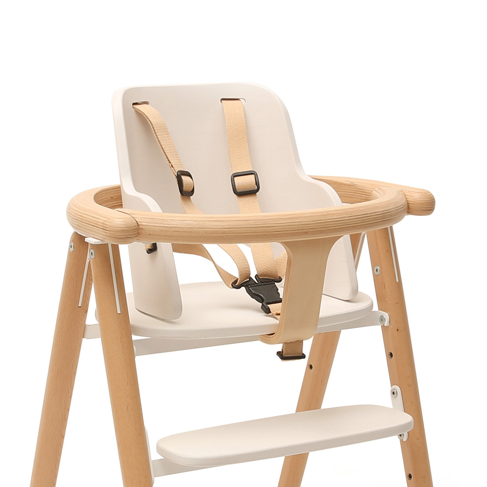 Charlie Crane Hoge Eetstoel - TOBO - Charlie Cane - Wit