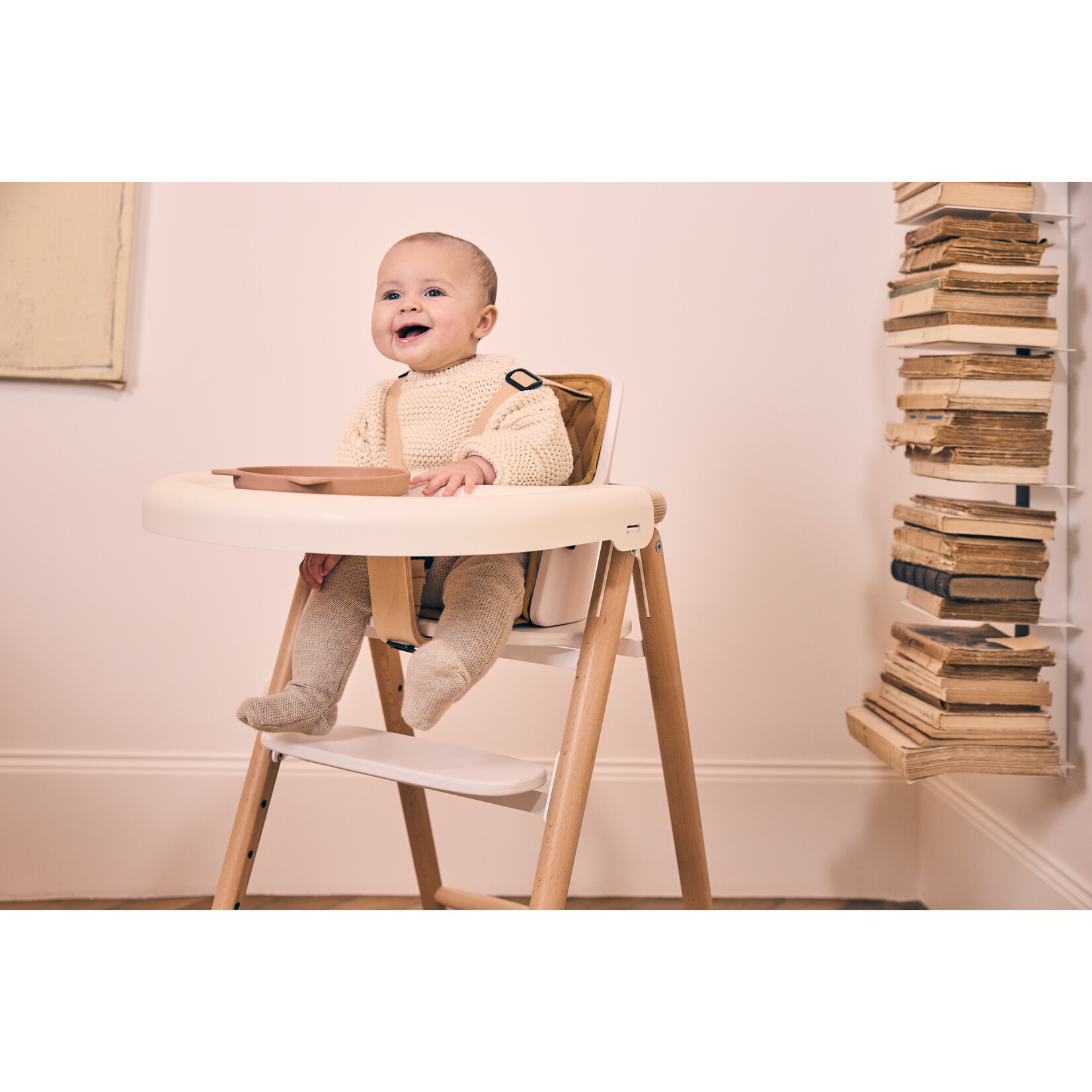 Charlie Crane Babyset voor TOBO eetstoel - Charlie Cane - Rose