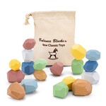 New Classic Toys Houten Balansblokken Stones - 18 delen