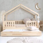 Luletto Bedhuis Duo - naturel 190x90cm met slaaplade