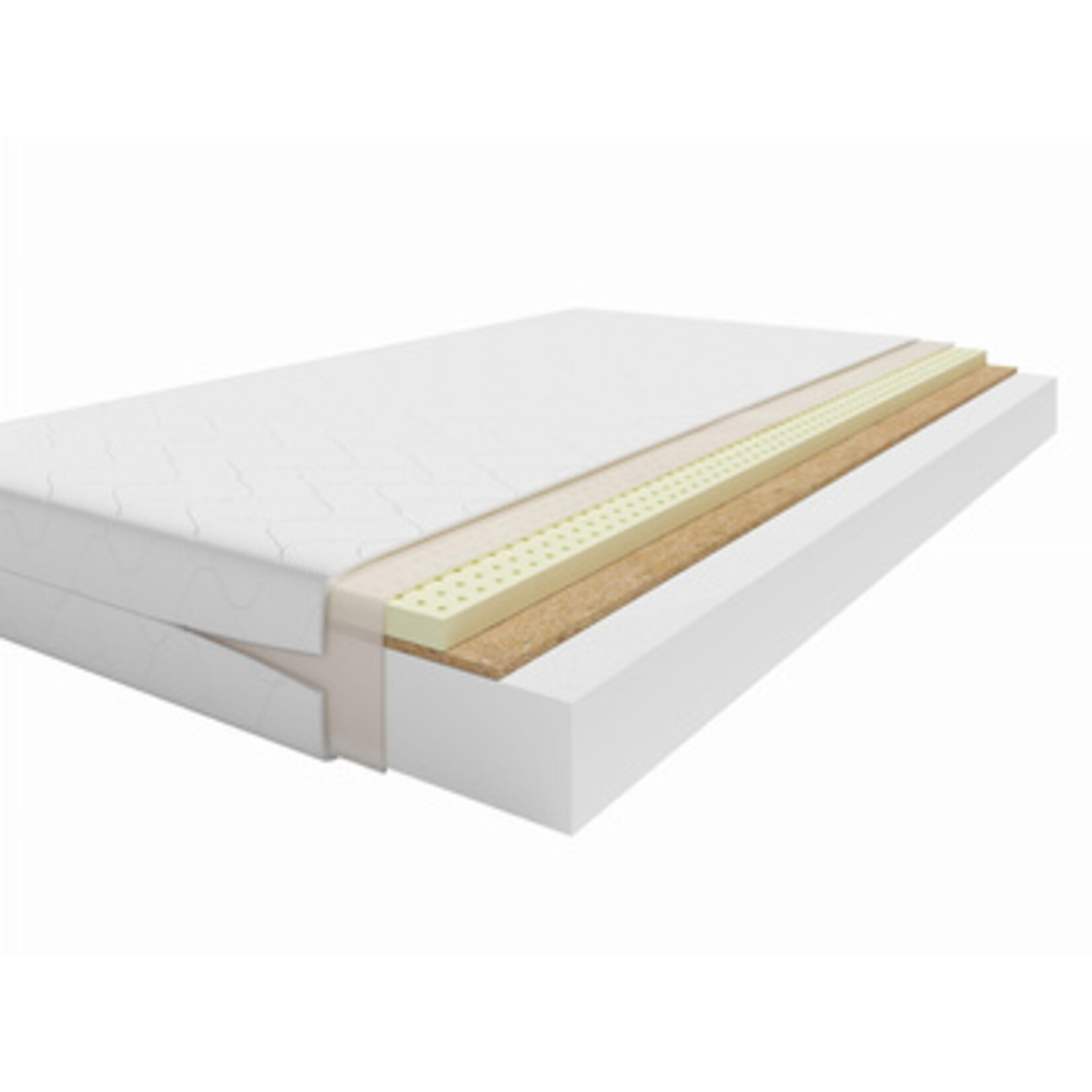 Luletto Houten Bedhuis Bianco - wit 190x90cm met slaaplade