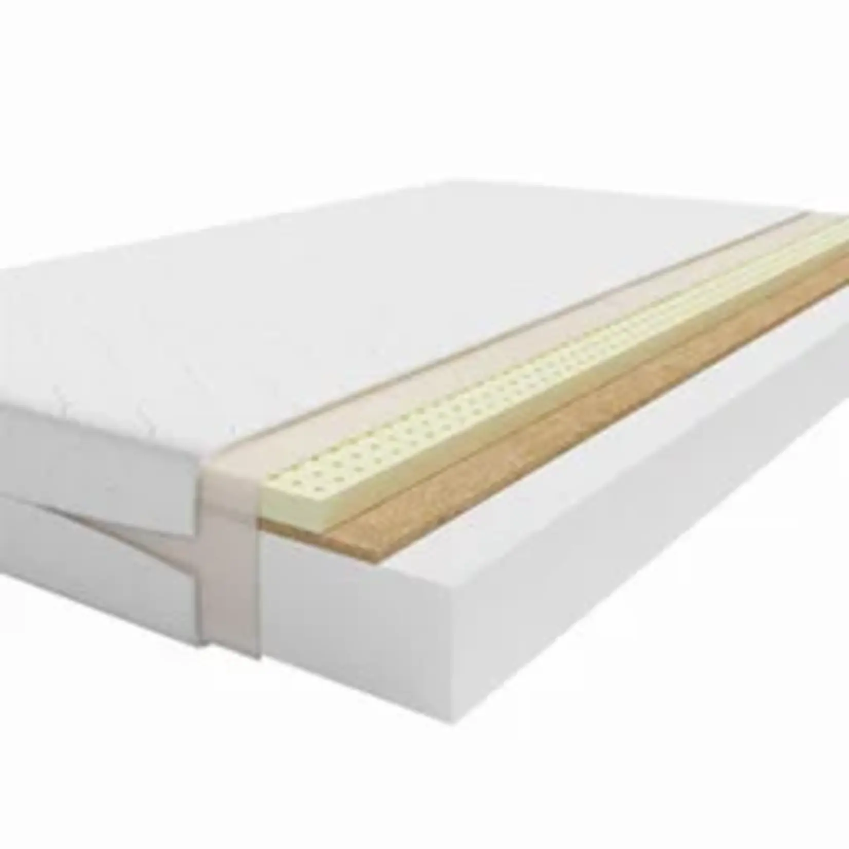 Luletto Houten bed Basic Alto met barrière- wit 190x90cm
