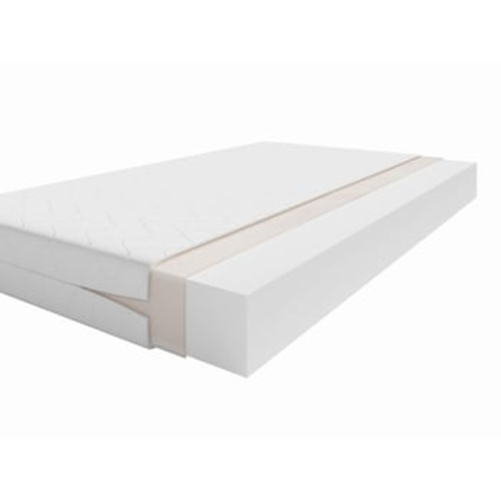 Luletto Houten bed Basic Alto met barrière- wit 190x90cm
