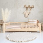 Luletto Houten bed Basic Alto met uitvalbescherming- naturel 190x90cm