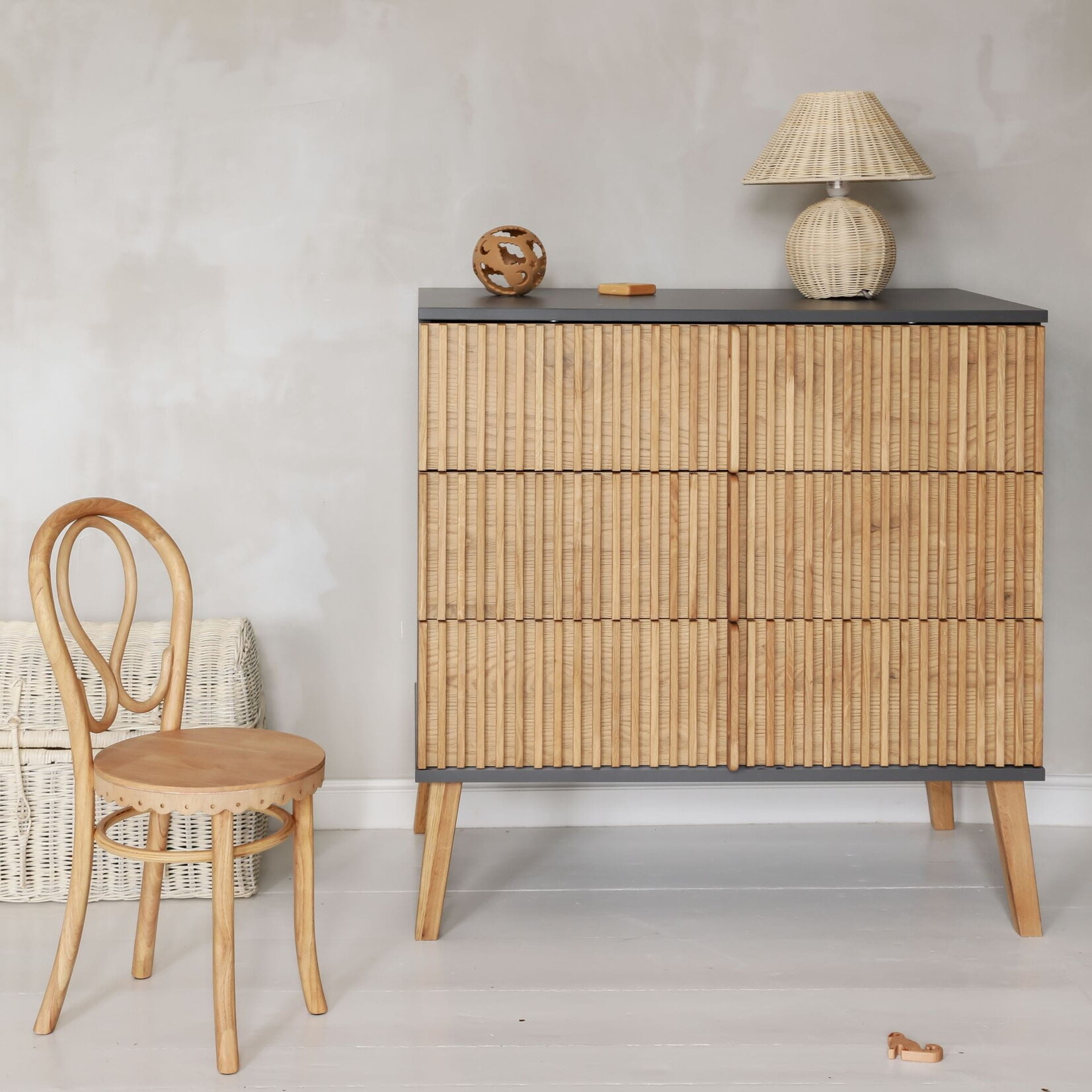 Luletto  Commode Bambi Mundo - Grijs