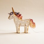 RoomGAGA Houten lamp - Unicorn - Violet & Pink