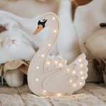 RoomGAGA Houten lamp - Zwaan -wit