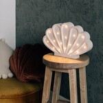 RoomGAGA Houten lamp - Zeeschelp - Wit