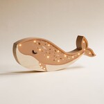 RoomGAGA Houten lamp - Walvis - Caramel