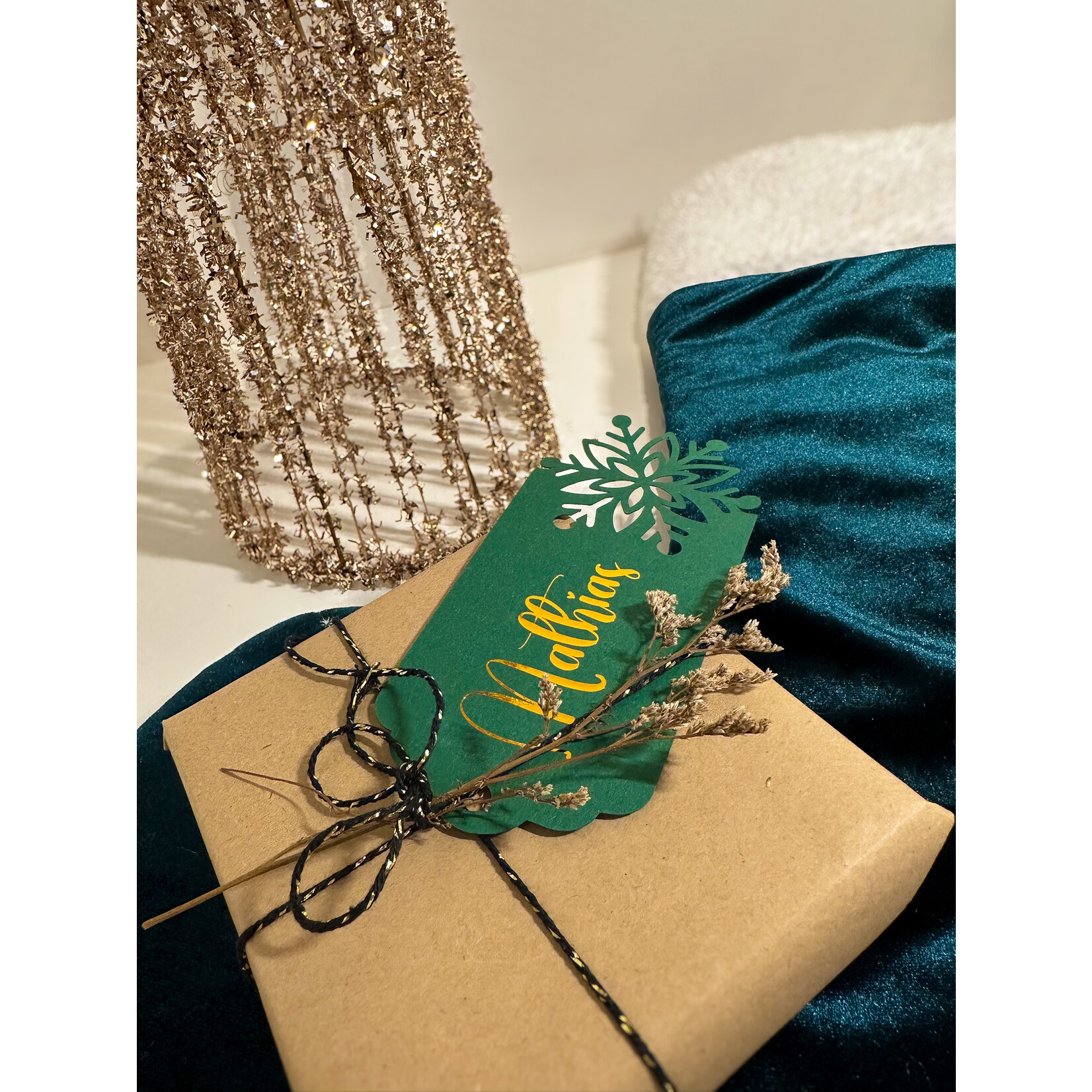 Artify Studio 9 Kraft cadeaulabels  - gepersonaliseerd